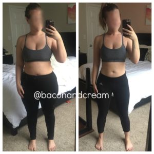 bacon and cream weight loss story