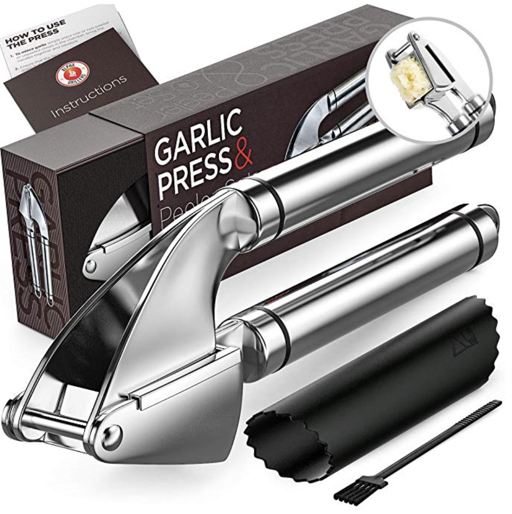 kitchen item must-have garlic press mincer for keto cooking