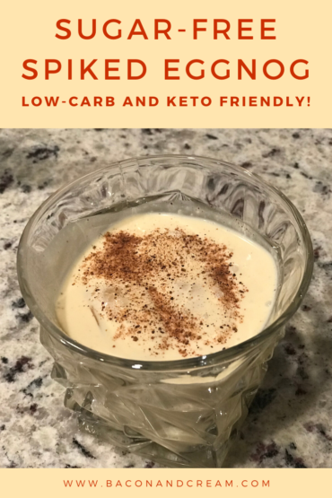 Sugar Free and Keto Friendly Spiked Eggnog Recipe