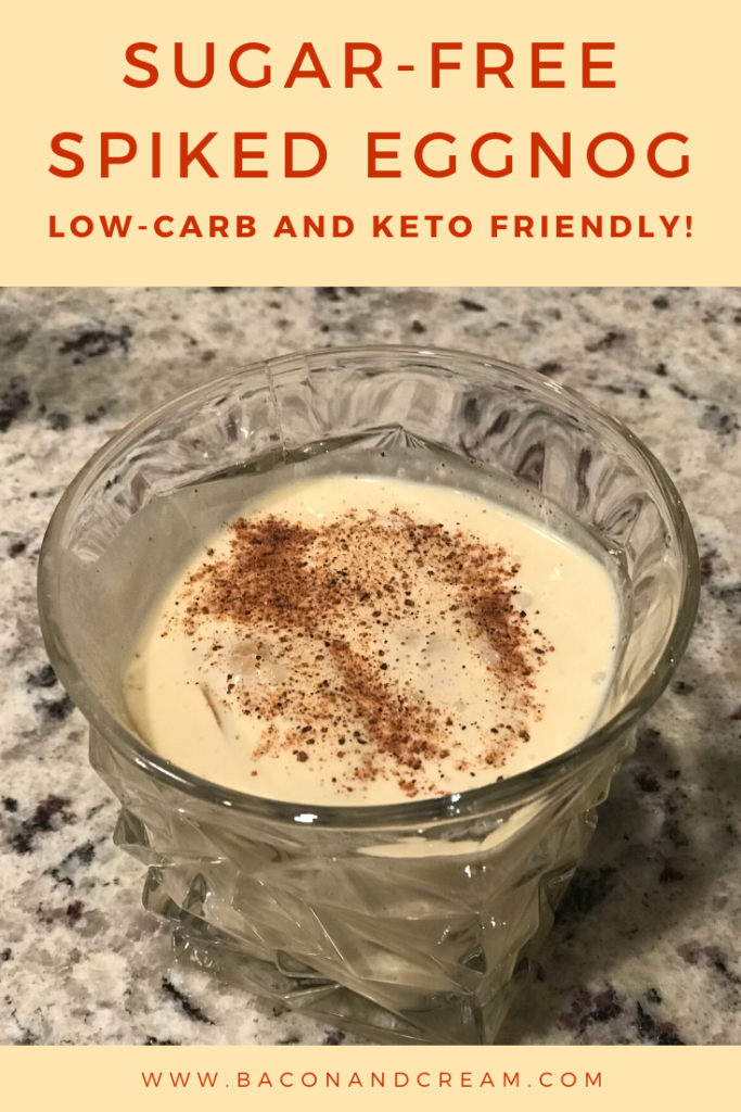 Sugar Free and Keto Friendly Spiked Eggnog Recipe
