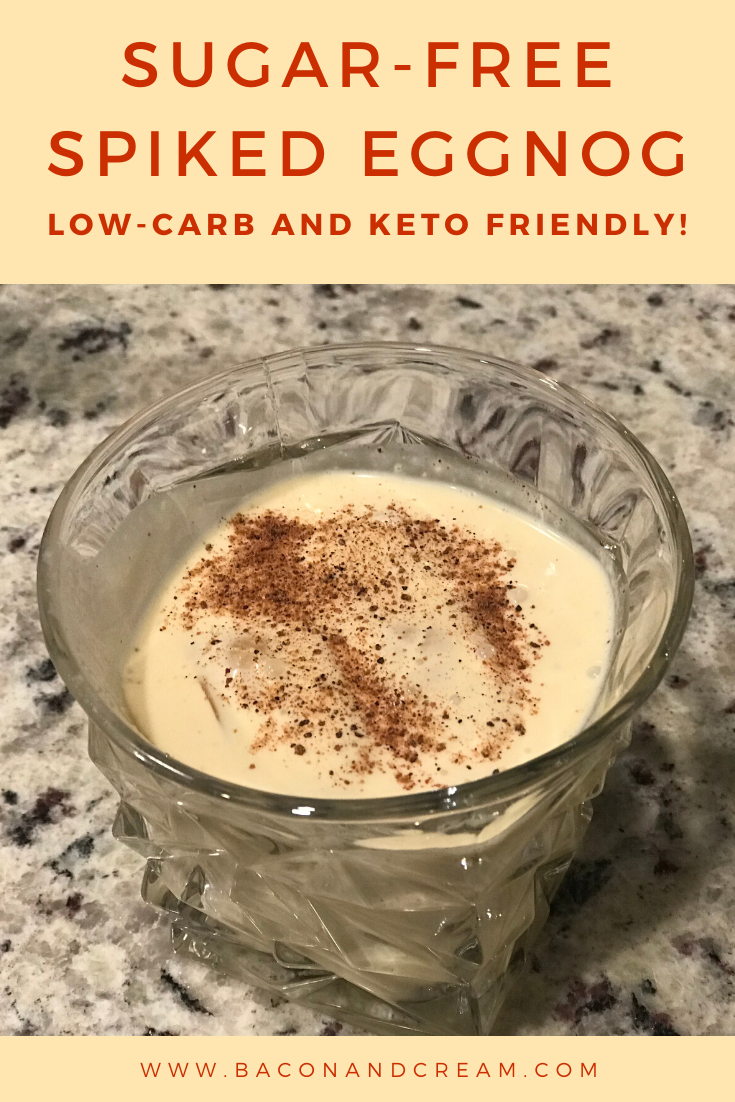 Sugar Free and Keto Friendly Spiked Eggnog Recipe