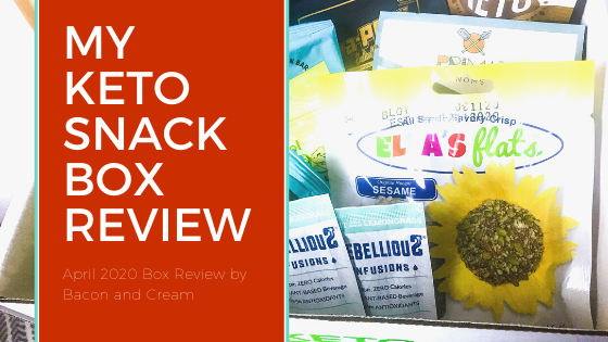 my keto snack box review by bacon and cream