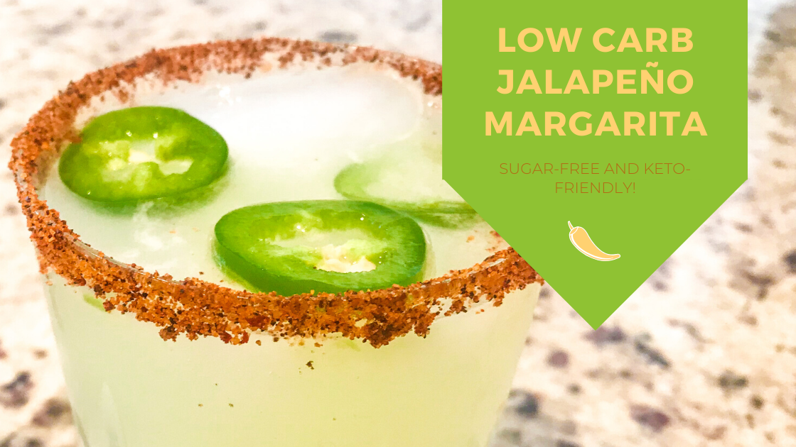 Low carb keto jalapeño margarita recipe by Bacon & Cream