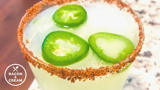Bacon and Cream Low Carb Spicy Jalapeño Margarita Recipe